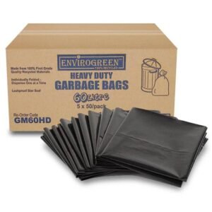 BIN LINERS 55-60 L 250 PK