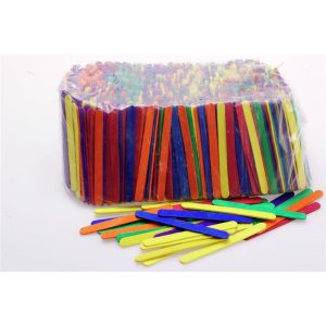 Ice Cream Wooden Sticks coloured 100