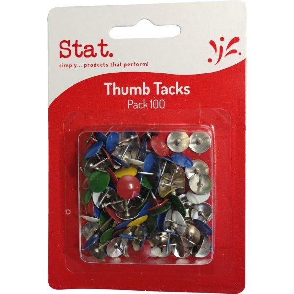 Thumb tacks assorted 100pk