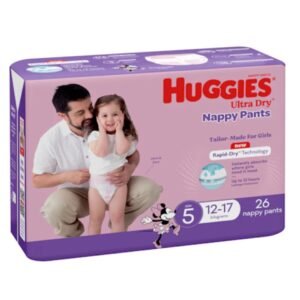 HUGGIES ULTRA DRY NAPPY PANTS SIZE 5