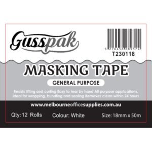 masking GUSSPAK MASKING TAPE 18mm x 50m