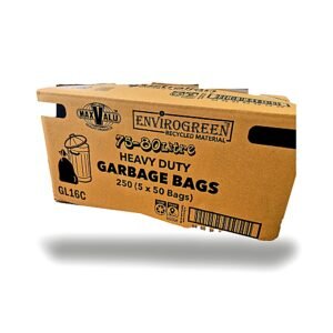 75-80 L heavy duty Garbage bags 250/box